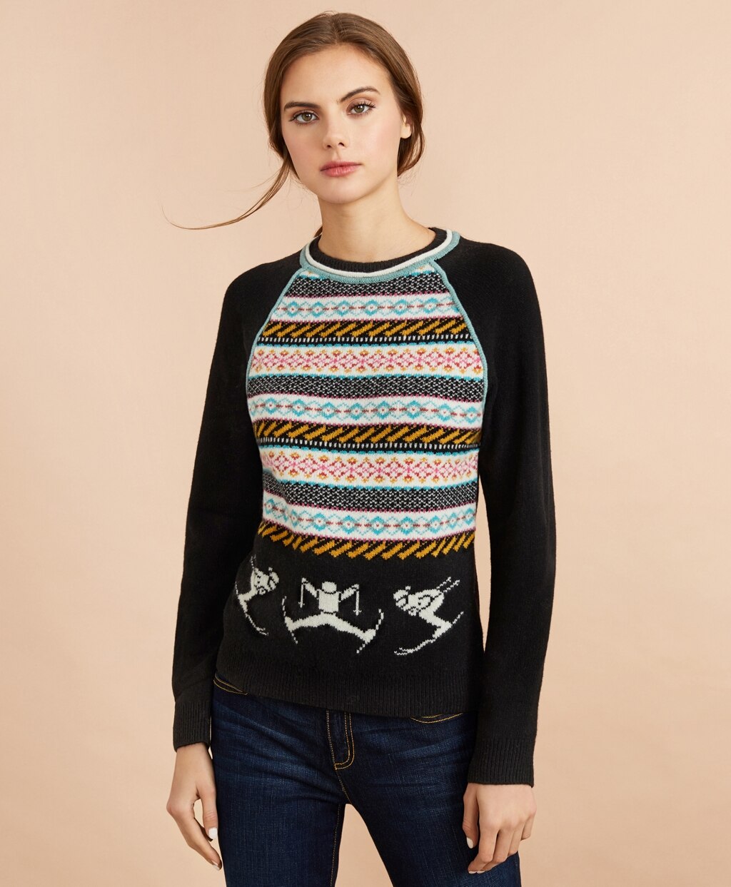 Stretch Merino Wool Skier Sweater