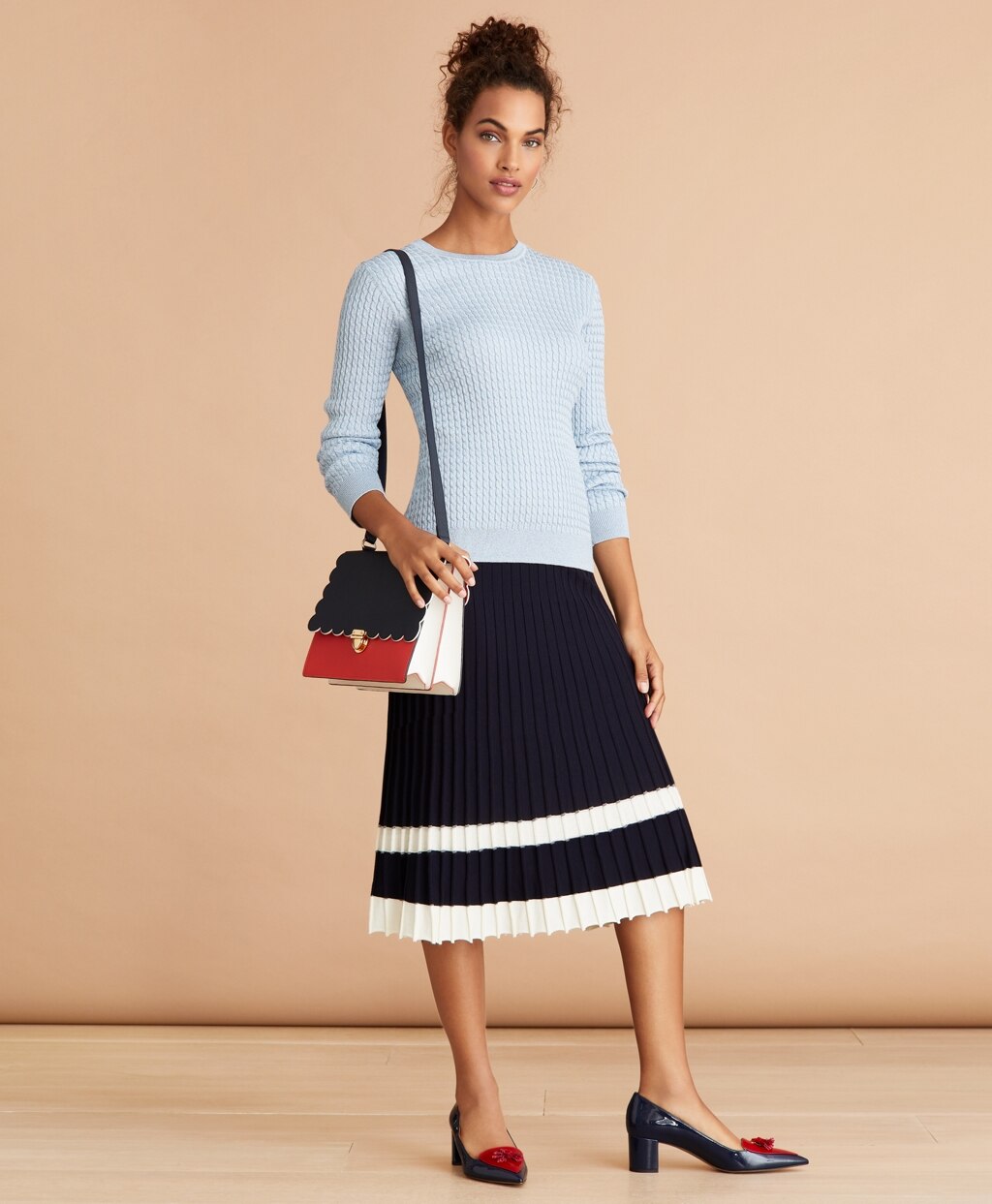 Shimmer-Knit Sweater