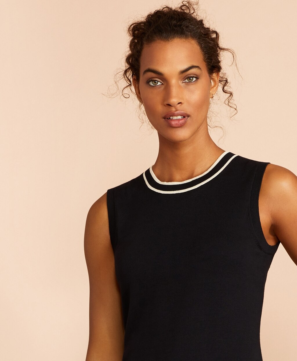 Striped Cotton Shell