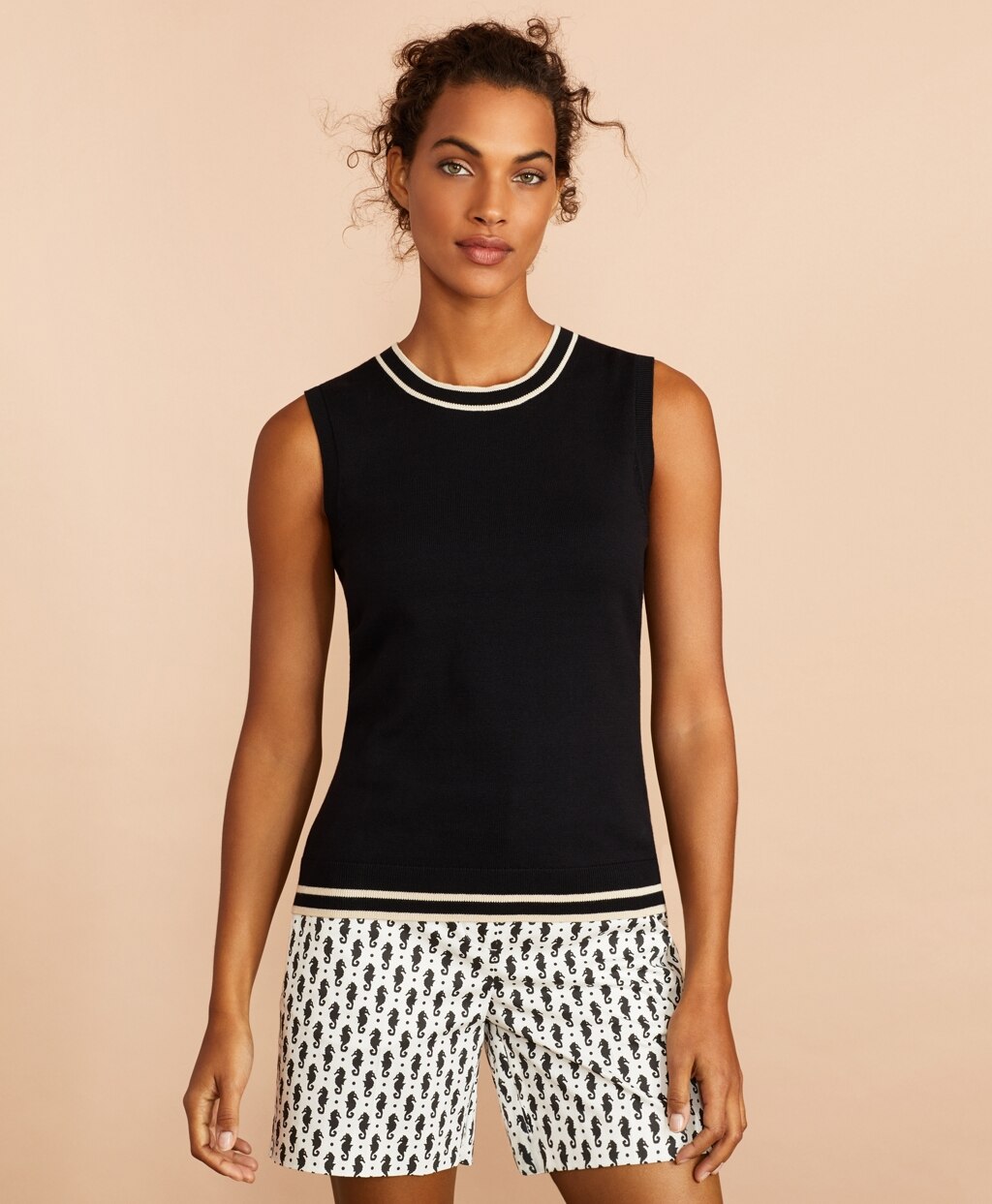 Striped Cotton Shell
