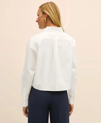 The Cropped Button-Down Shirt