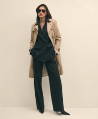 The Essentials Wide-Leg Trousers in Wool Blend