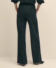 The Essentials Wide-Leg Trousers in Wool Blend