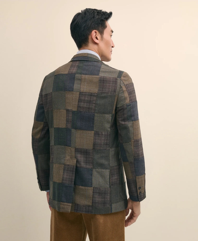 The No. 1 Sack Sport Coat in Patchwork Wool