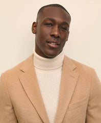 Traditional Fit Camel Hair Twill 1818 Sport Coat