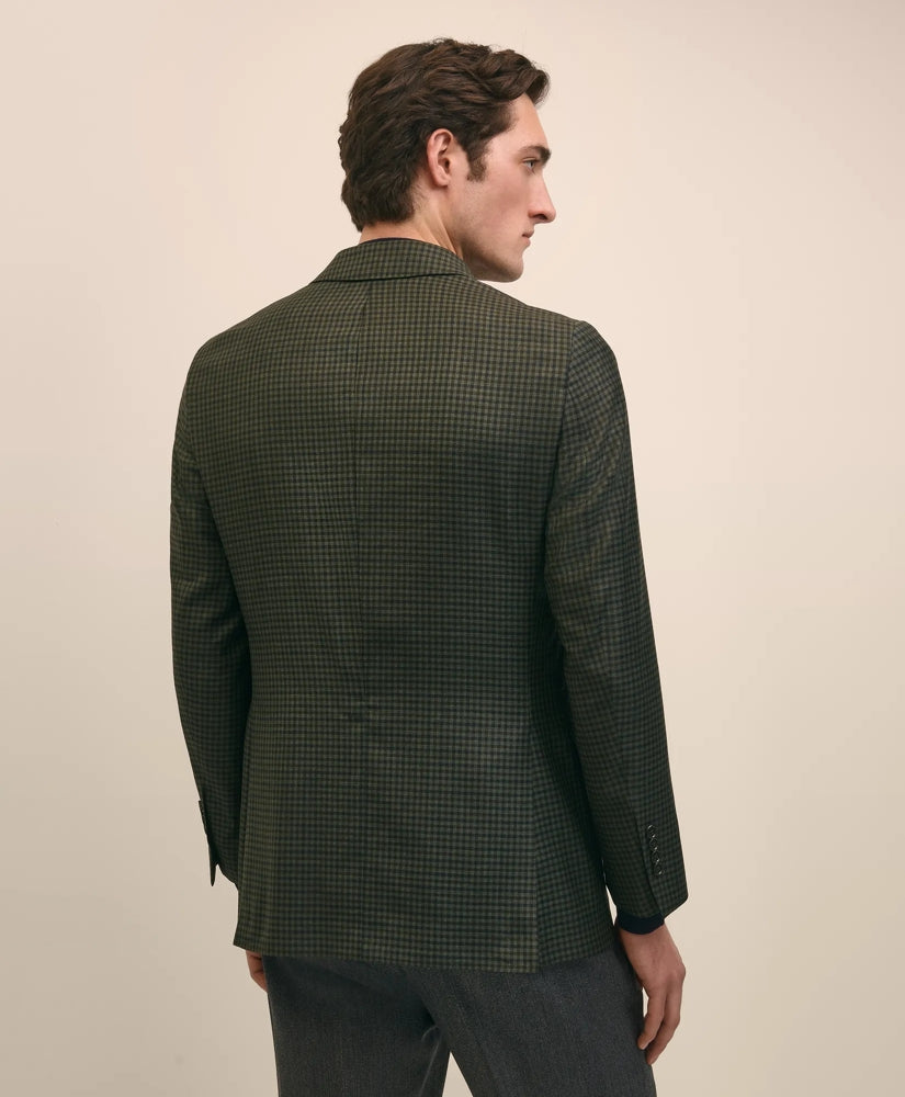 Classic Fit Wool Gingham Sport Coat