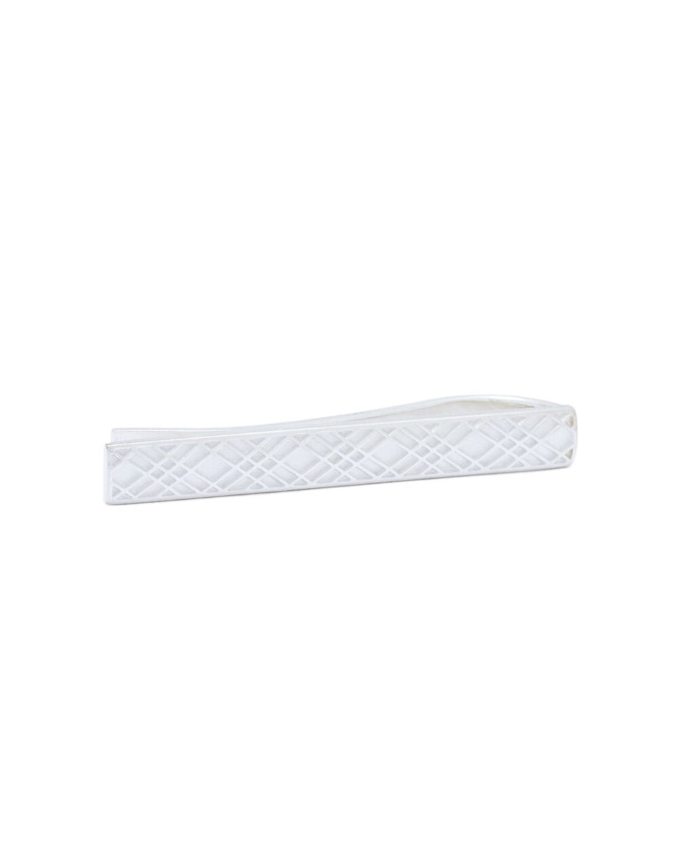 Sterling Silver Crisscross Tie Bar
