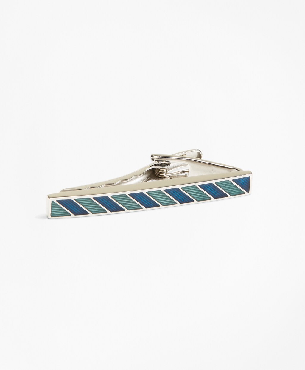 Stripe Enamel Tie Bar