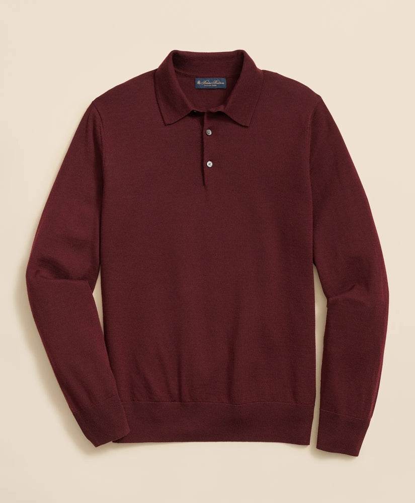 Ultimate Merino Wool Polo Sweater
