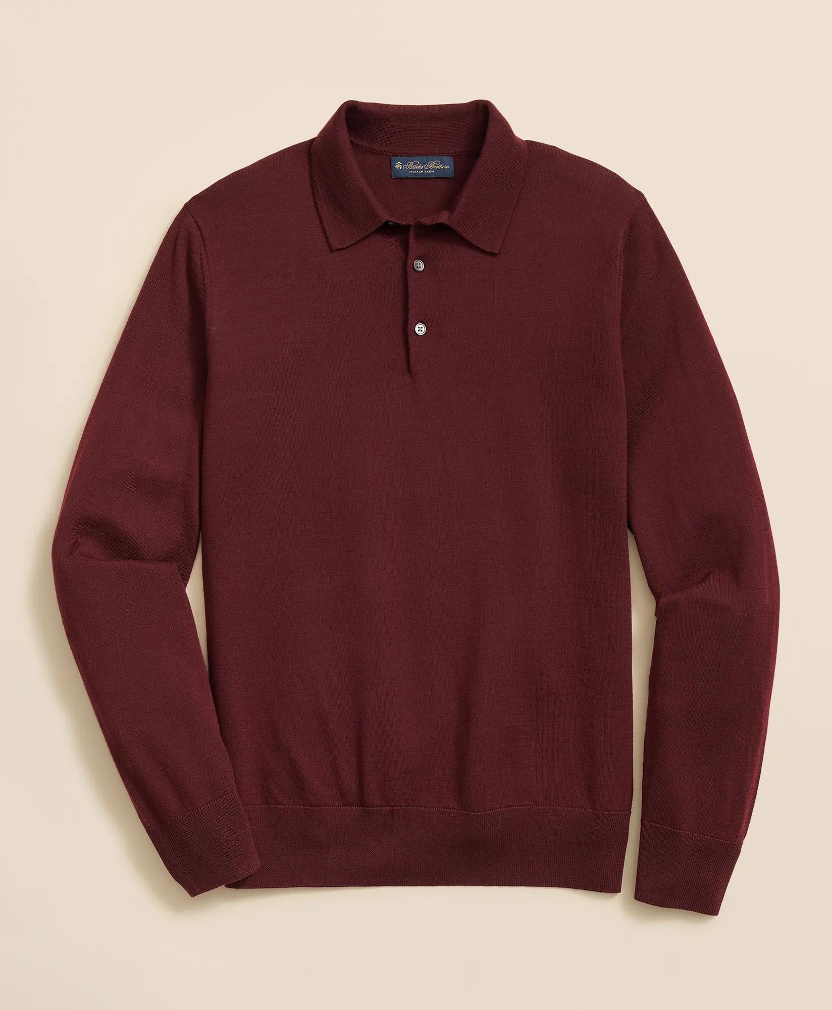 Ultimate Merino Wool Polo Sweater