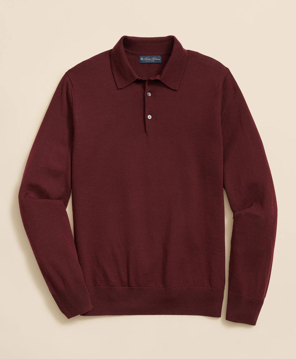 Ultimate Merino Wool Polo Sweater