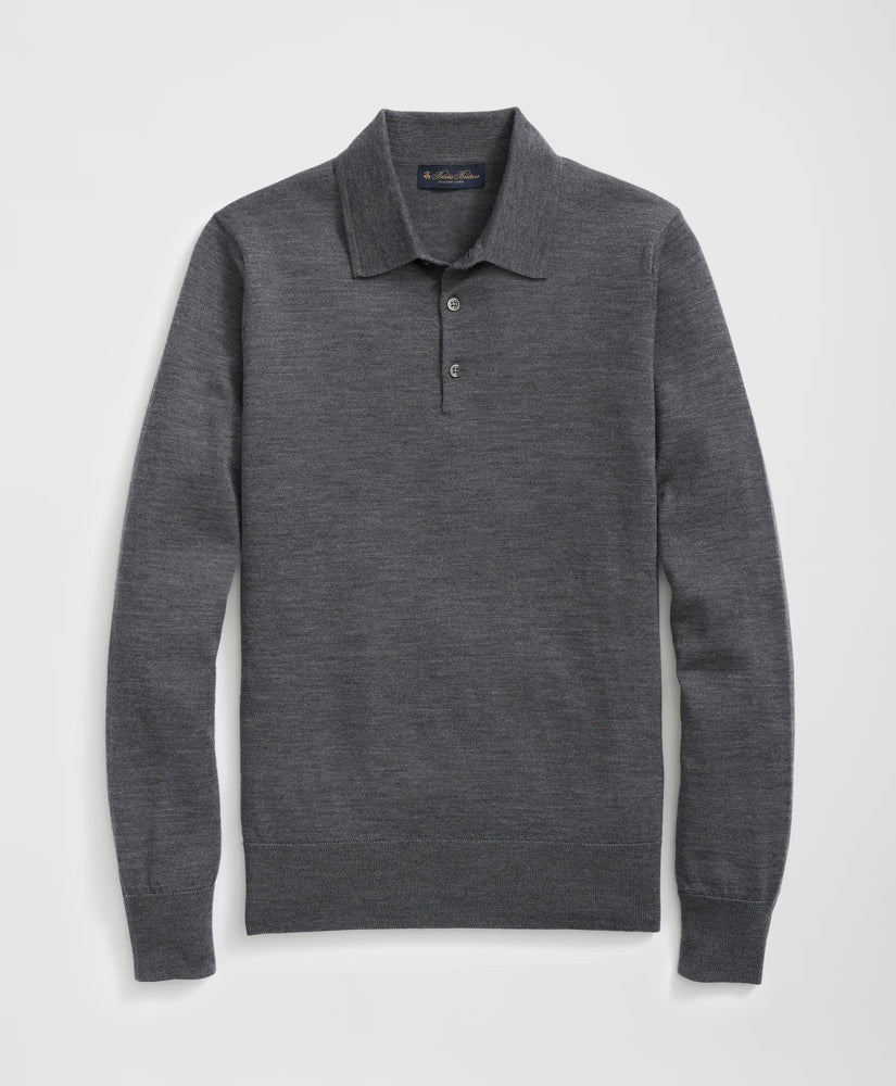 Ultimate Merino Wool Polo Sweater