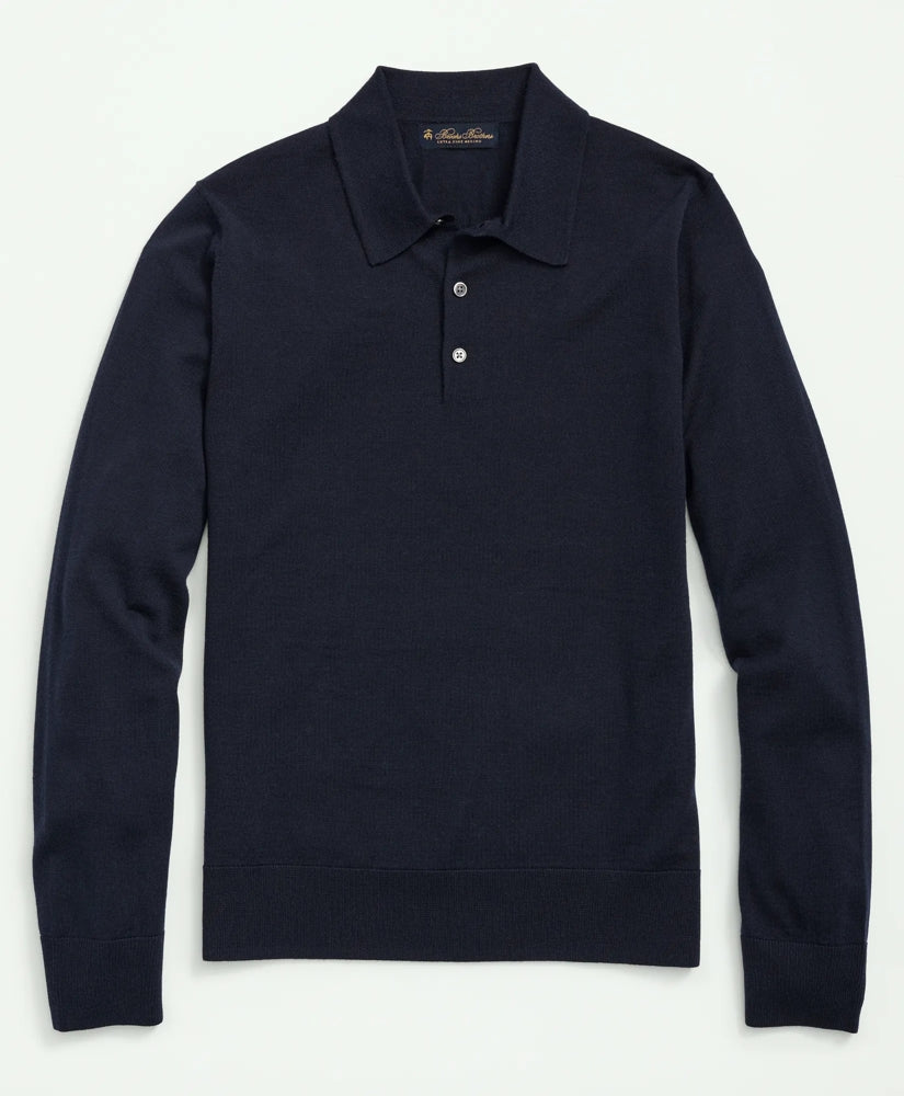 Ultimate Merino Wool Polo Sweater