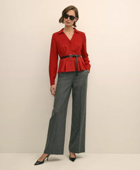 Viscose Peplum Blouse