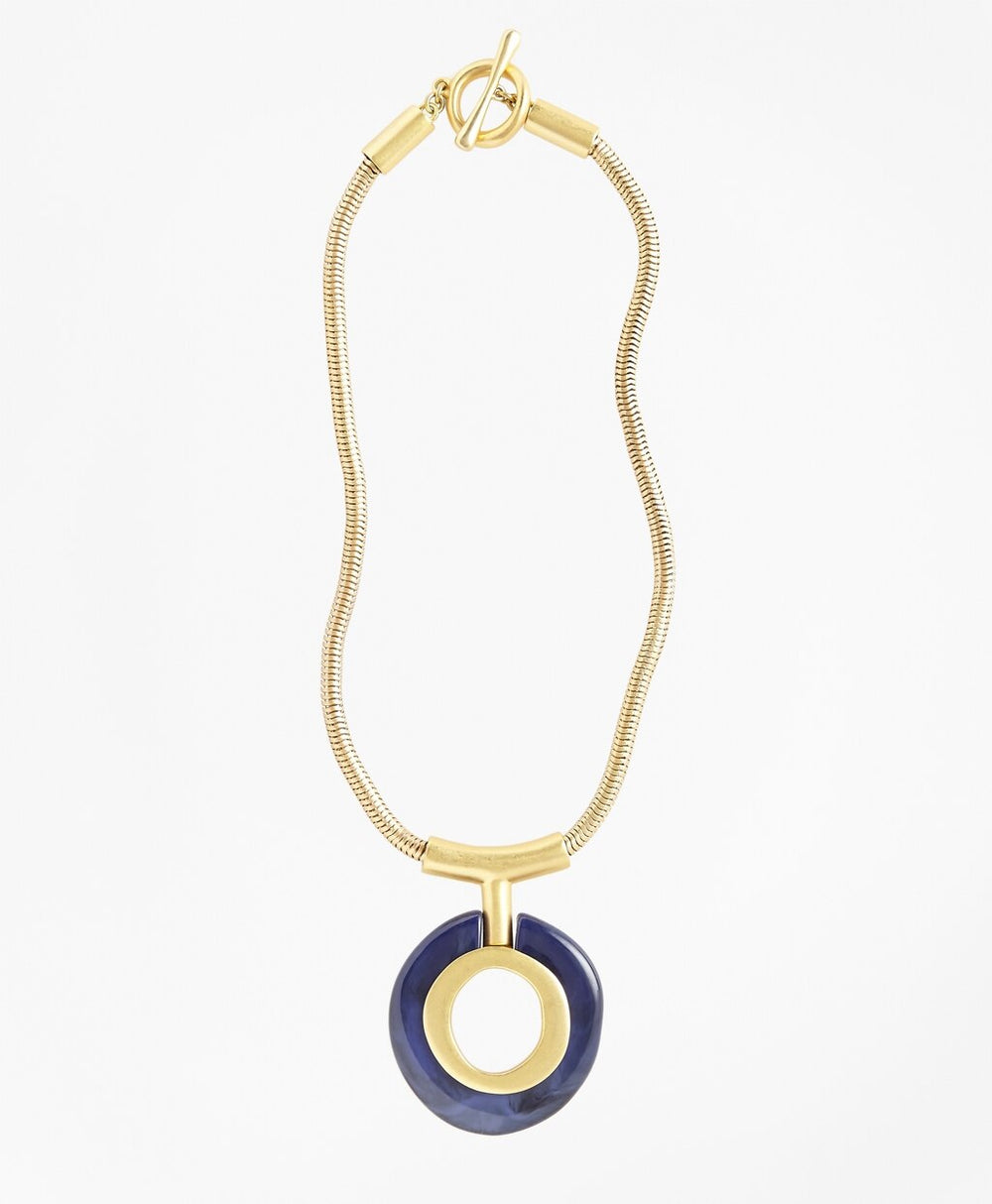 Gold-Plated Pendant Necklace