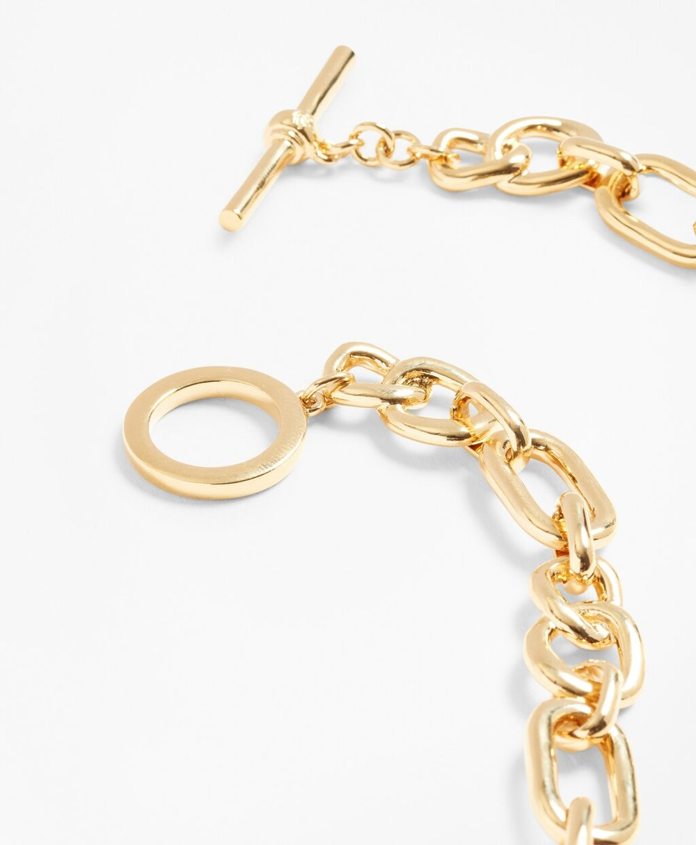 Gold-Plated Chain Necklace