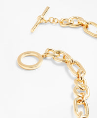 Gold-Plated Chain Necklace