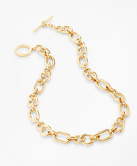 Gold-Plated Chain Necklace