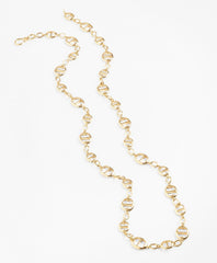 Gold-Plated BB-Link Chain Necklace