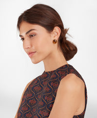Tiger's Eye Stud Earrings