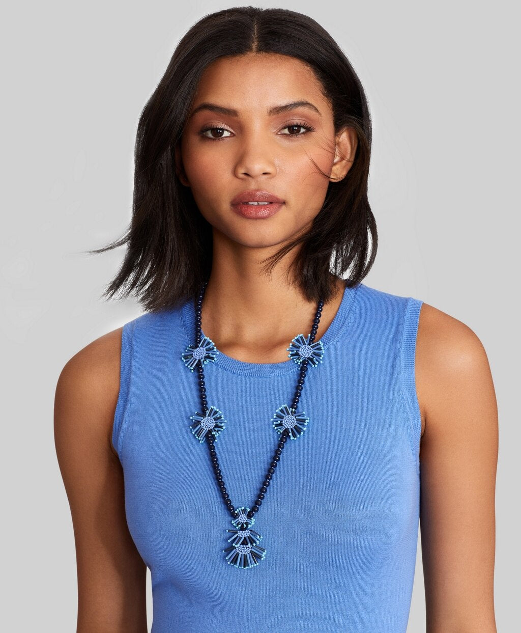 Beaded Tassel Necklace