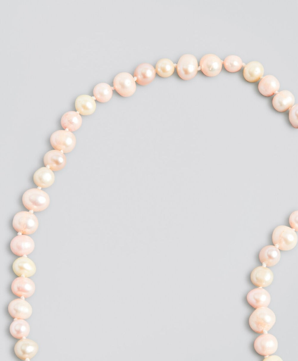 Long Ombre Freshwater Pearl Necklace