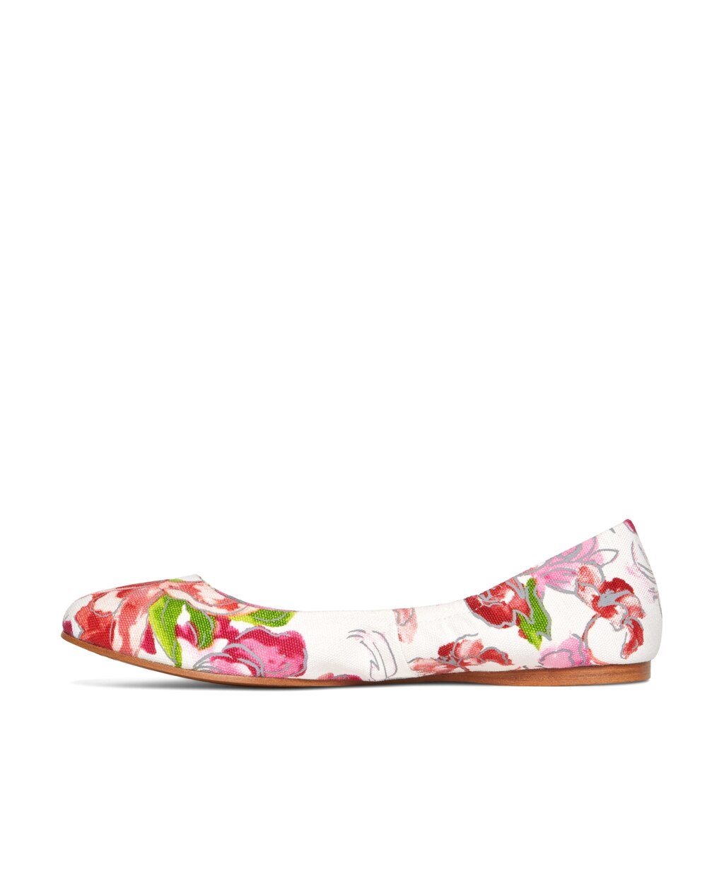 Floral Canvas Ballet Flats
