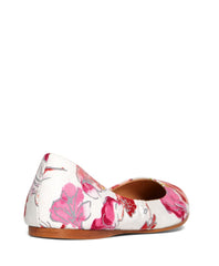 Floral Canvas Ballet Flats