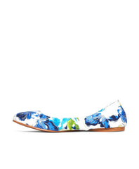 Floral Canvas Ballet Flats