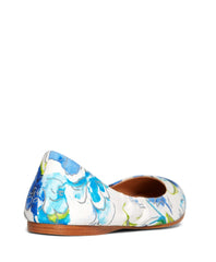 Floral Canvas Ballet Flats