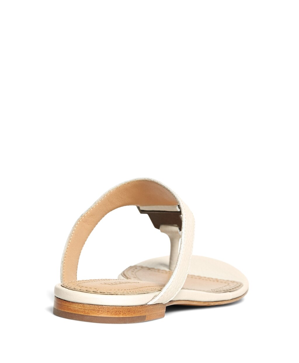 Tumbled Calfskin Thong Sandals