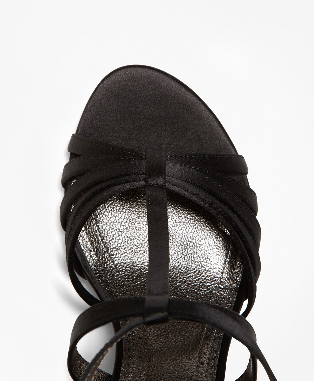 Satin High-Heeled Sandals
