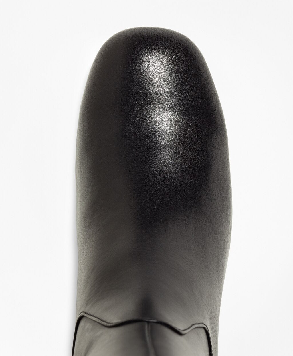Elastic Back Leather Boots