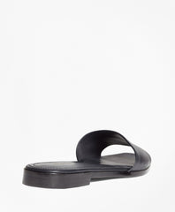 Leather Slide Sandals
