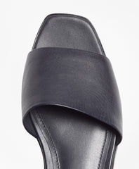 Leather Slide Sandals
