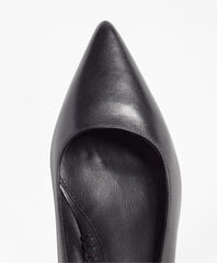Leather Point-Toe Pumps
