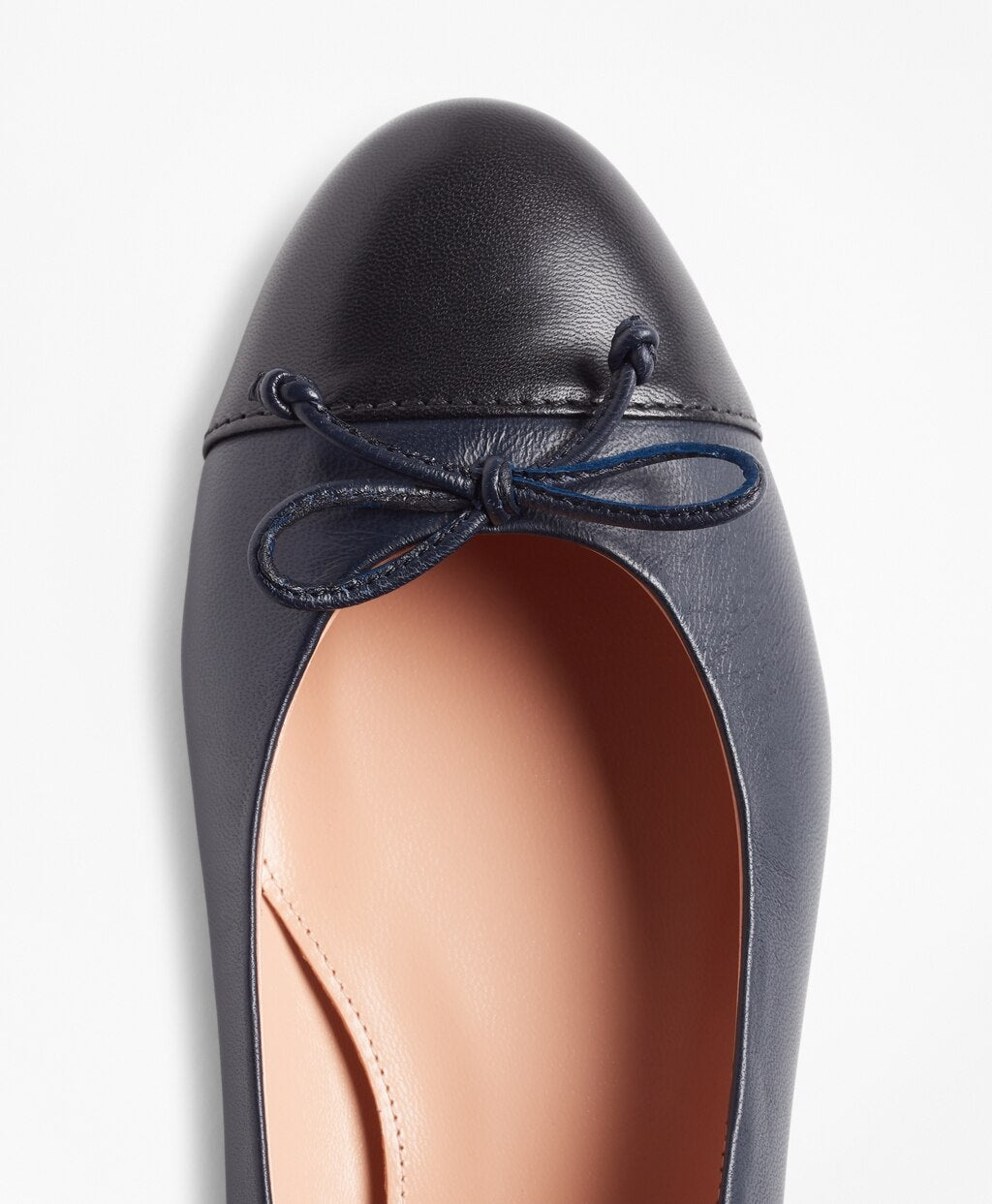 Color-block Leather Flats