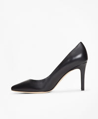 Leather Point-Toe Pumps