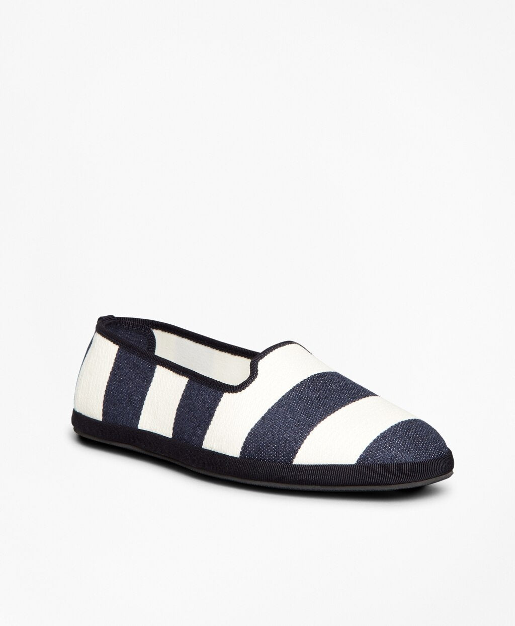 Striped Canvas Flats