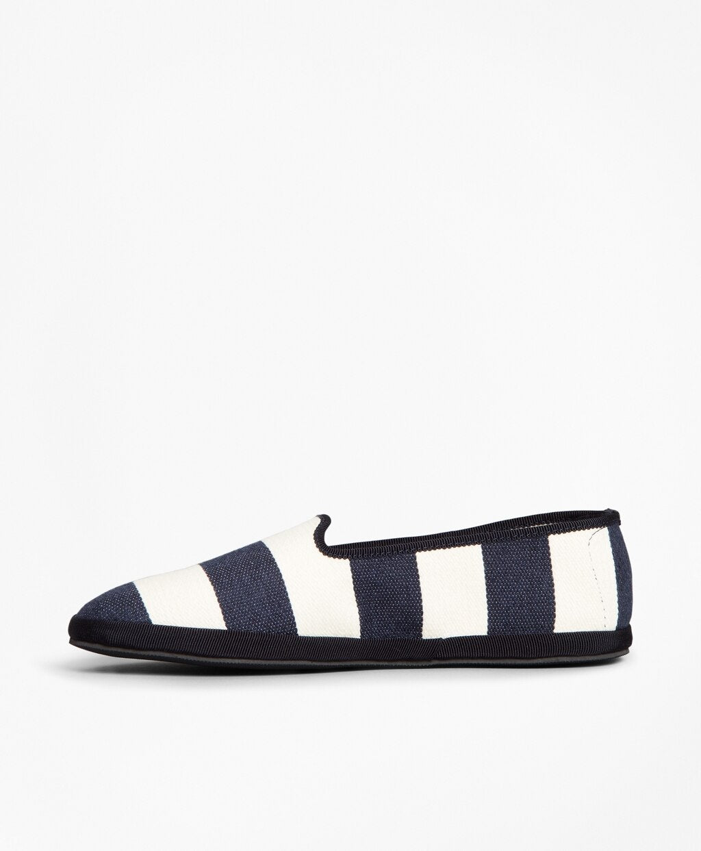 Striped Canvas Flats
