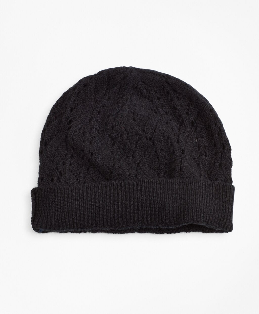 Pointelle Cable-Knit Cashmere Hat