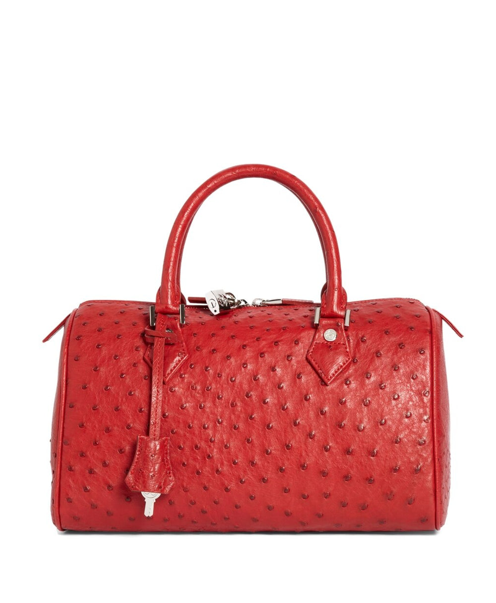Ostrich Barrel Bag
