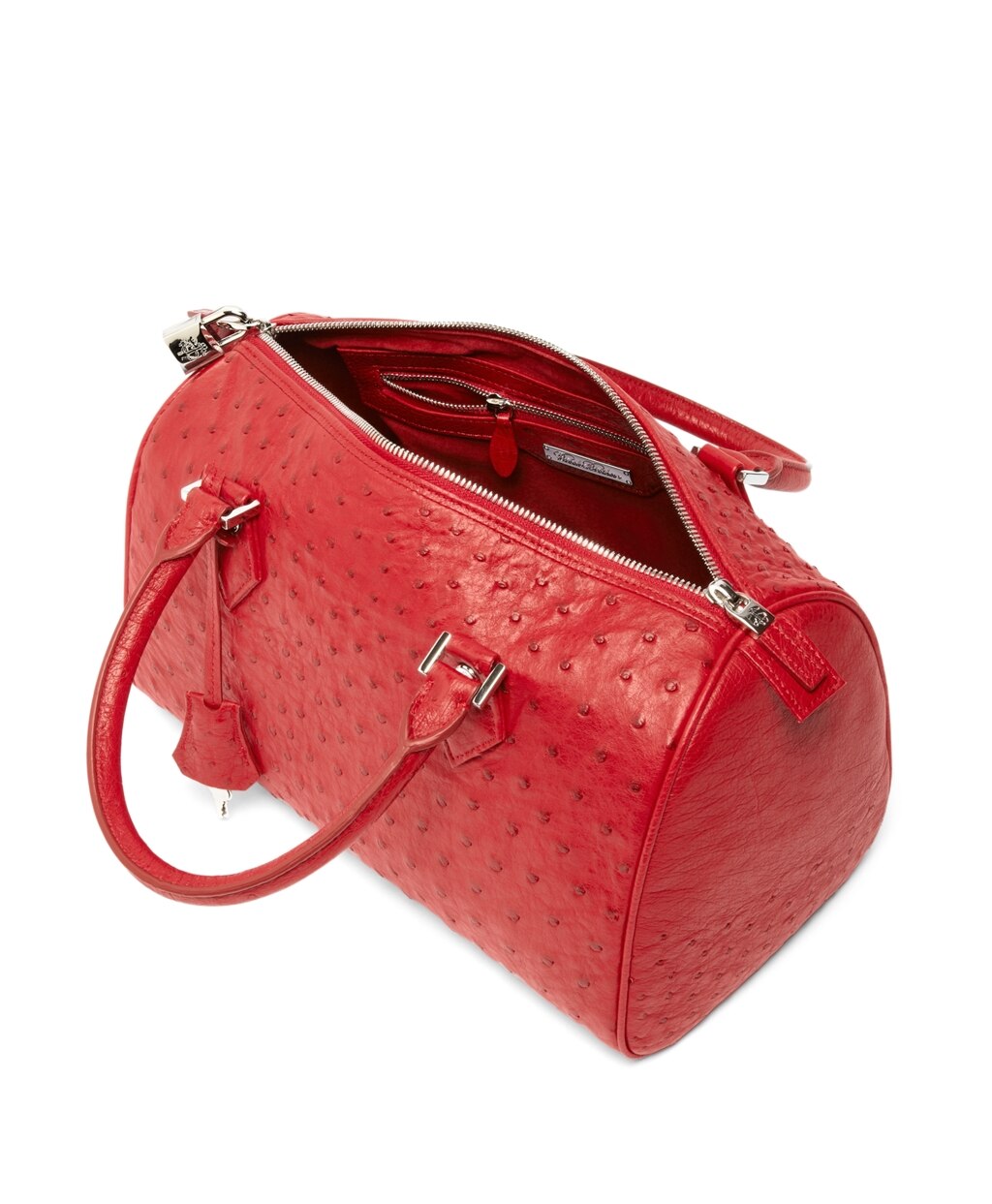 Ostrich Barrel Bag