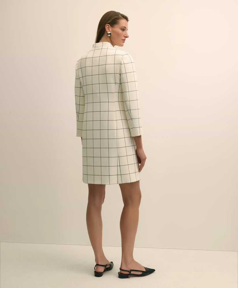 Windowpane Jacket & Dress Set