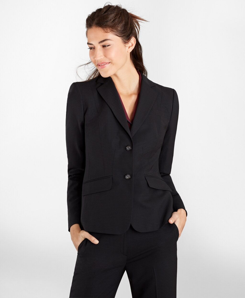 Checked BrooksCool® Merino Wool Jacket