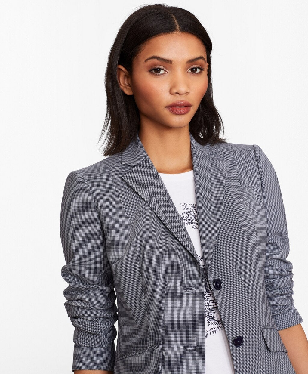 Houndstooth BrooksCool® Merino Wool Jacket