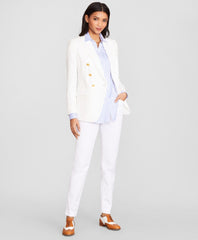 Irish Linen Double-Breasted Blazer