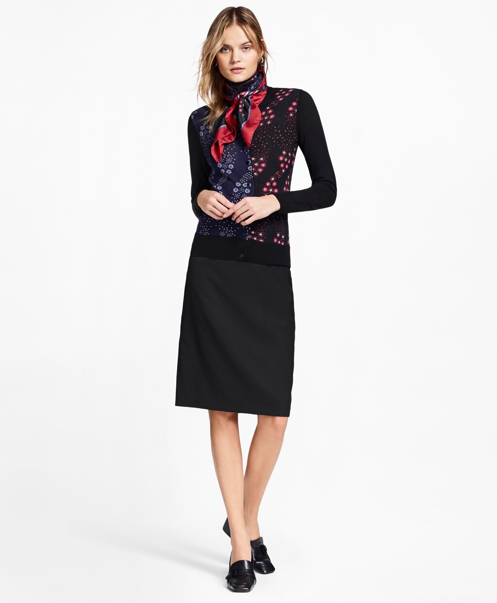 Wool Pencil Skirt