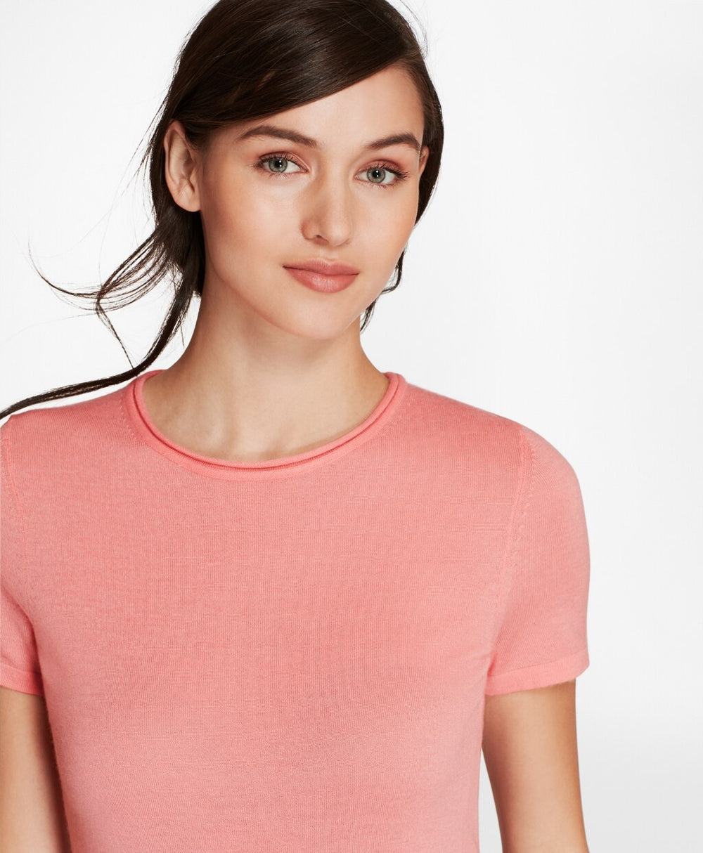 Cashmere Short-Sleeve T-Shirt