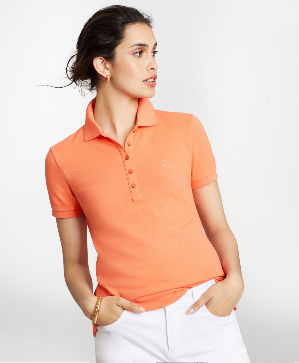 Stretch Supima® Cotton Pique Polo Shirt